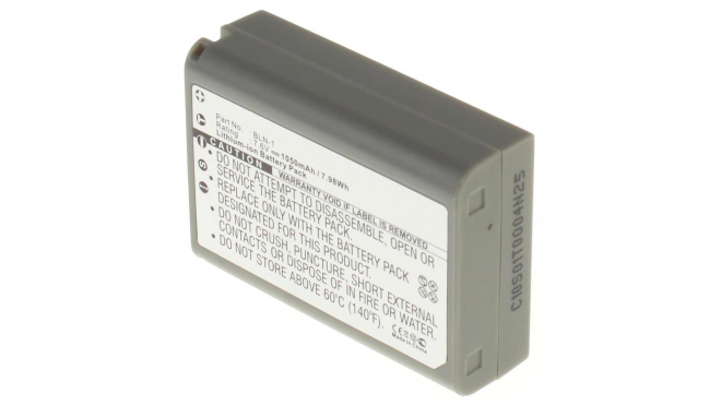 Аккумуляторные батареи для фотоаппаратов и видеокамер Olympus E-M5Емкость (mAh): 1050. Напряжение (V): 7,6