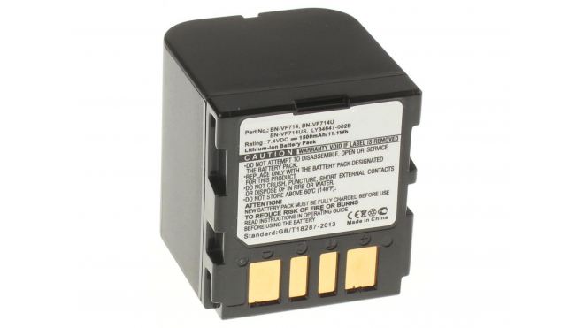 Аккумуляторные батареи для фотоаппаратов и видеокамер JVC GR-D290Емкость (mAh): 1500. Напряжение (V): 7,4
