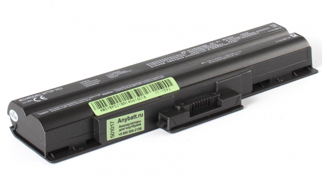 Аккумуляторная батарея для ноутбука Sony VAIO VGN-SR190NGB. Артикул 11-1592.Емкость (mAh): 4400. Напряжение (V): 11,1