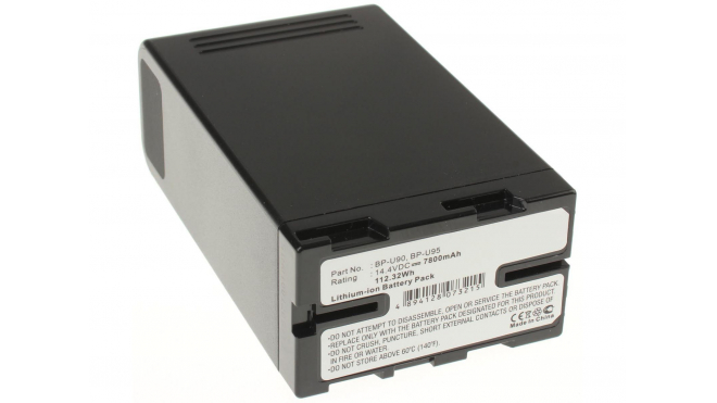 Аккумуляторные батареи для фотоаппаратов и видеокамер Sony PXW-X180Емкость (mAh): 7800. Напряжение (V): 14,4
