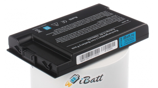 Аккумуляторная батарея BATSQU202(Z) для ноутбуков Rover book. Артикул iB-A268H.Емкость (mAh): 5200. Напряжение (V): 14,8