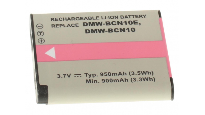 Аккумуляторная батарея DMW-BCN10GK для фотоаппаратов и видеокамер Panasonic. Артикул iB-F237.Емкость (mAh): 770. Напряжение (V): 3,7