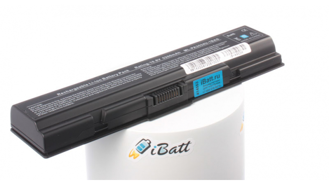 Аккумуляторная батарея для ноутбука Toshiba Satellite Pro A200. Артикул iB-A455H.Емкость (mAh): 5200. Напряжение (V): 10,8