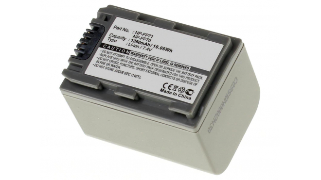 Аккумуляторные батареи для фотоаппаратов и видеокамер Sony DCR-HC21Емкость (mAh): 1360. Напряжение (V): 7,4