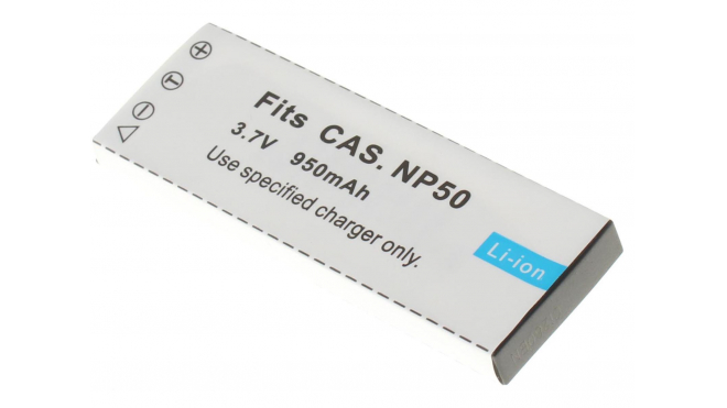 Аккумуляторная батарея NP-50 для фотоаппаратов и видеокамер Casio. Артикул iB-F142.Емкость (mAh): 950. Напряжение (V): 3,7