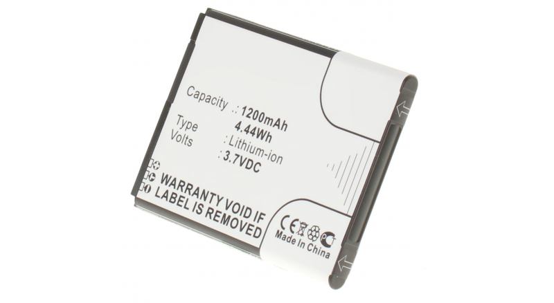 Аккумуляторная батарея iBatt iB-M856 для телефонов, смартфонов AcerЕмкость (mAh): 1200. Напряжение (V): 3,7
