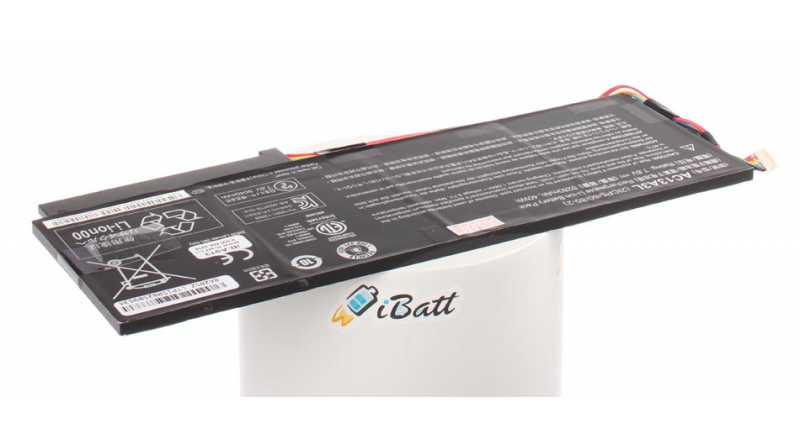 Аккумуляторная батарея для ноутбука Acer Travelmate X313-M-6824. Артикул iB-A913.Емкость (mAh): 5100. Напряжение (V): 7,6