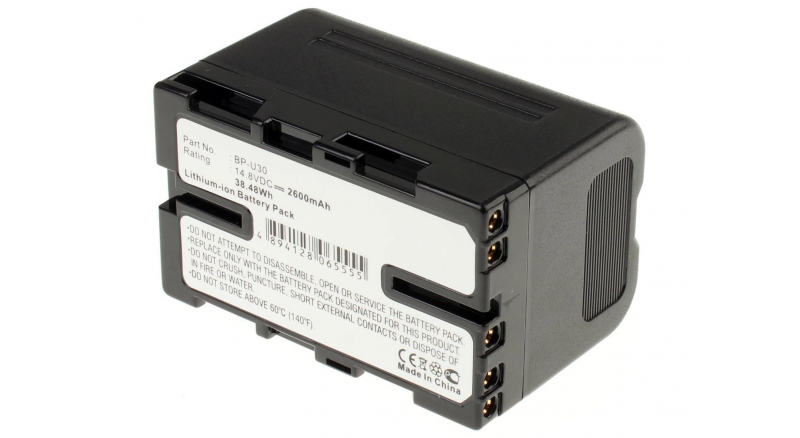 Аккумуляторные батареи для фотоаппаратов и видеокамер Sony PXW-X180Емкость (mAh): 2600. Напряжение (V): 14,8