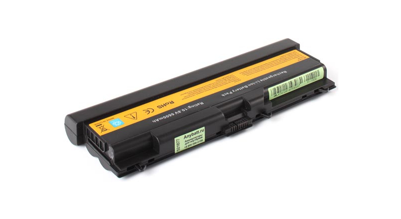 Аккумуляторная батарея для ноутбука IBM-Lenovo ThinkPad SL510. Артикул 11-1530.Емкость (mAh): 6600. Напряжение (V): 10,8