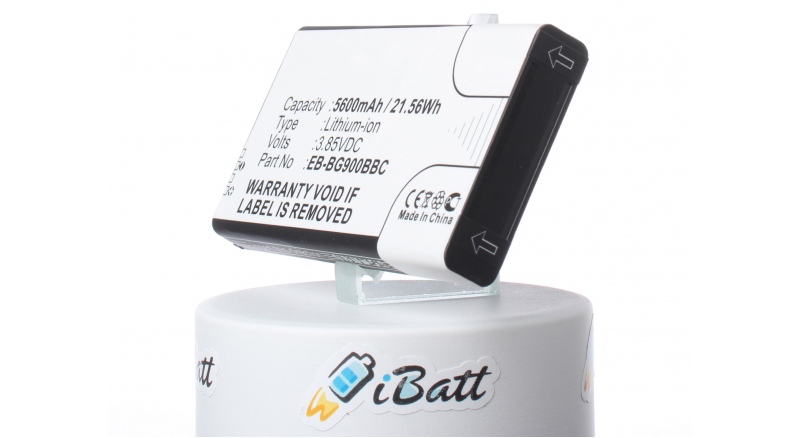 Аккумуляторная батарея iBatt iB-M696 для телефонов, смартфонов SamsungЕмкость (mAh): 5600. Напряжение (V): 3,85