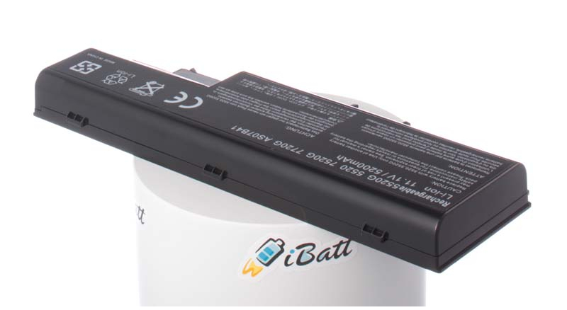 Аккумуляторная батарея для ноутбука Acer Aspire 5530G-702G25Bi. Артикул iB-A140H.Емкость (mAh): 5200. Напряжение (V): 11,1