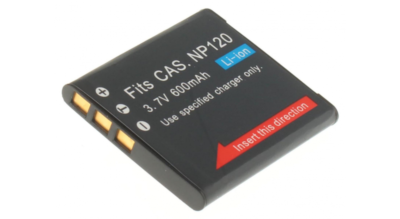Аккумуляторные батареи для фотоаппаратов и видеокамер Casio Exilim EX-ZS10SRЕмкость (mAh): 630. Напряжение (V): 3,7