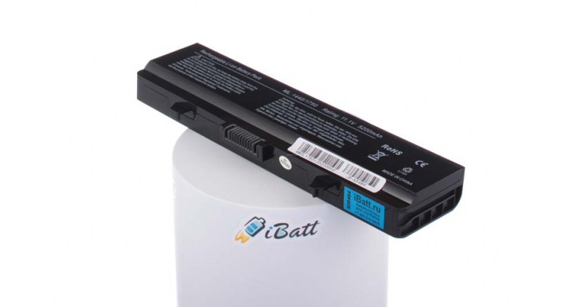 Аккумуляторная батарея iBatt iB-A548H для ноутбука DellЕмкость (mAh): 5200. Напряжение (V): 11,1