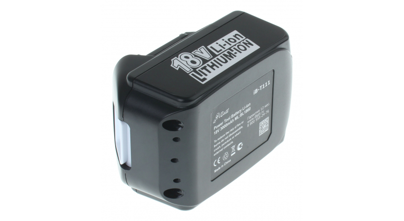Аккумуляторная батарея для электроинструмента Makita XDT09Z. Артикул iB-T111.Емкость (mAh): 3000. Напряжение (V): 18