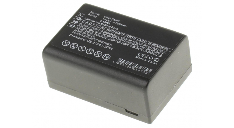 Аккумуляторные батареи для фотоаппаратов и видеокамер Panasonic Lumix DMC-FZ70Емкость (mAh): 750. Напряжение (V): 7,4