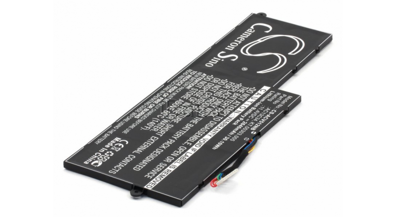Аккумуляторная батарея для ноутбука Acer Aspire V3-111P-P3RE. Артикул iB-A908.Емкость (mAh): 2100. Напряжение (V): 11,4