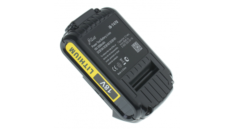 Аккумуляторная батарея для электроинструмента DeWalt DCS381. Артикул iB-T470.Емкость (mAh): 2500. Напряжение (V): 20