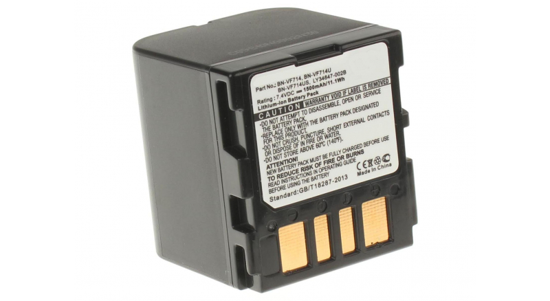 Аккумуляторные батареи для фотоаппаратов и видеокамер JVC GR-D250Емкость (mAh): 1500. Напряжение (V): 7,4