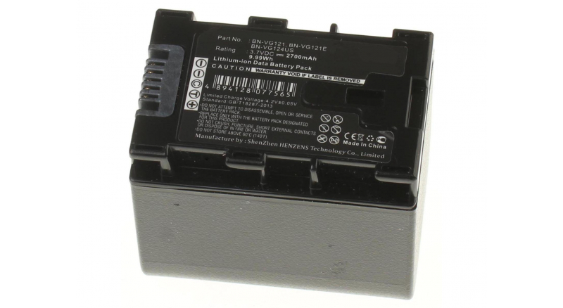 Аккумуляторные батареи для фотоаппаратов и видеокамер JVC GZ-MS118Емкость (mAh): 2700. Напряжение (V): 3,7