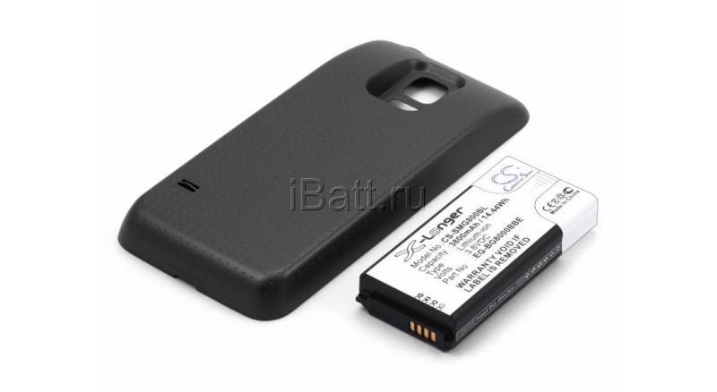 Аккумуляторная батарея для телефона, смартфона Samsung SM-G800H Galaxy S5 Mini. Артикул iB-M763.Емкость (mAh): 3800. Напряжение (V): 3,7