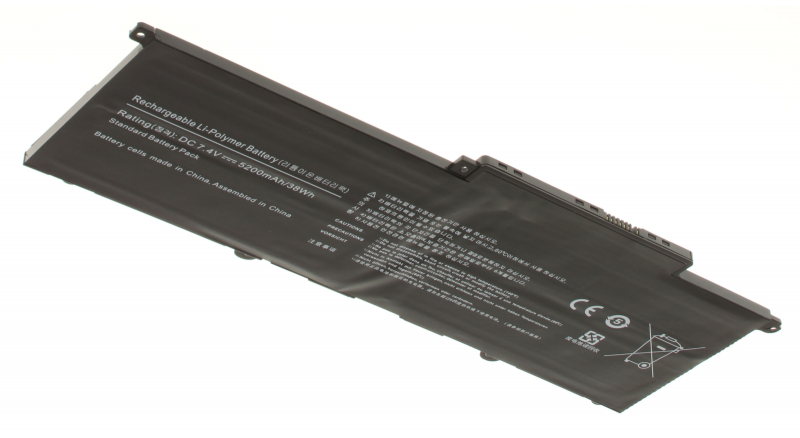 Аккумуляторная батарея для ноутбука Samsung NP900X3C-A07. Артикул 11-1631.Емкость (mAh): 4400. Напряжение (V): 7,4
