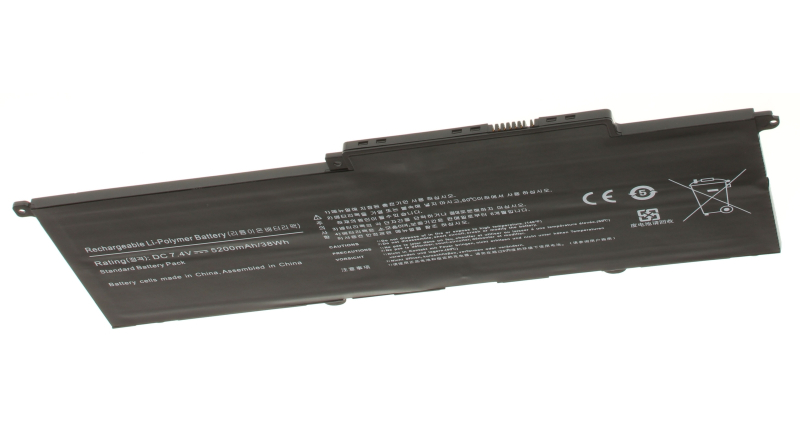 Аккумуляторная батарея для ноутбука Samsung 900X3C. Артикул 11-1631.Емкость (mAh): 4400. Напряжение (V): 7,4