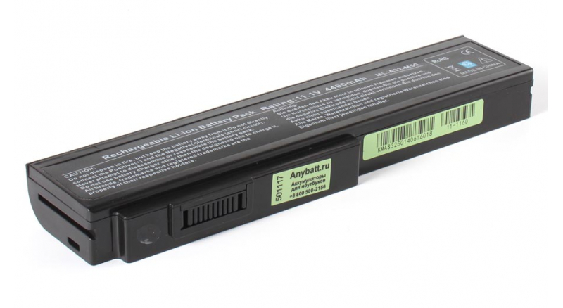 Аккумуляторная батарея для ноутбука Asus N52DA. Артикул 11-1160.Емкость (mAh): 4400. Напряжение (V): 11,1