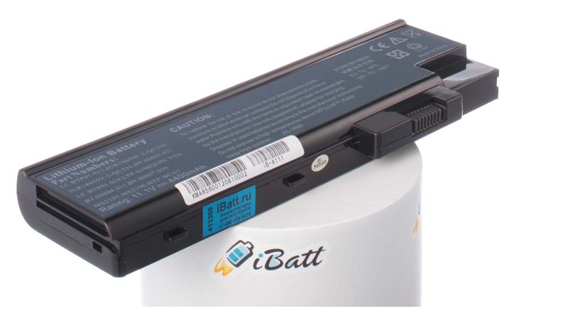 Аккумуляторная батарея для ноутбука Acer TravelMate 7510WSMi. Артикул iB-A111.Емкость (mAh): 4400. Напряжение (V): 11,1