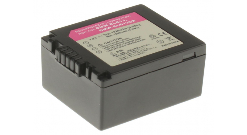 Аккумуляторные батареи для фотоаппаратов и видеокамер Panasonic Lumix DMC-G1KЕмкость (mAh): 1250. Напряжение (V): 7,4