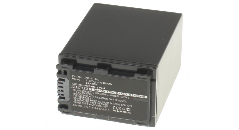 Аккумуляторные батареи для фотоаппаратов и видеокамер Sony DCR-HC24EЕмкость (mAh): 3300. Напряжение (V): 7,4