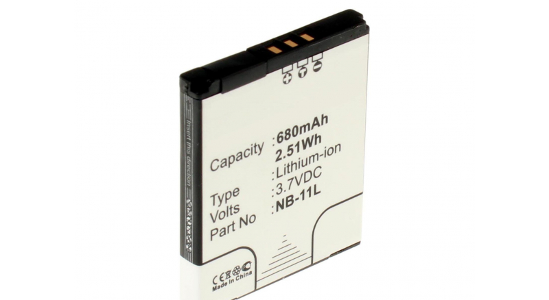 Аккумуляторные батареи для фотоаппаратов и видеокамер Canon IXUS 137Емкость (mAh): 680. Напряжение (V): 3,7