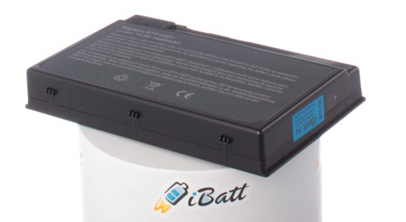 Аккумуляторная батарея для ноутбука Acer TravelMate C301XCi-G. Артикул iB-A147.Емкость (mAh): 4400. Напряжение (V): 14,8