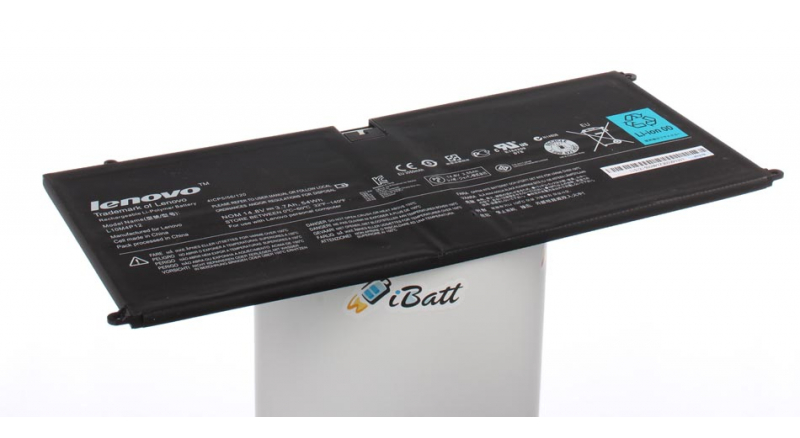 Аккумуляторная батарея для ноутбука IBM-Lenovo IdeaPad Yoga 13 59365413. Артикул iB-A800.Емкость (mAh): 3650. Напряжение (V): 14,8