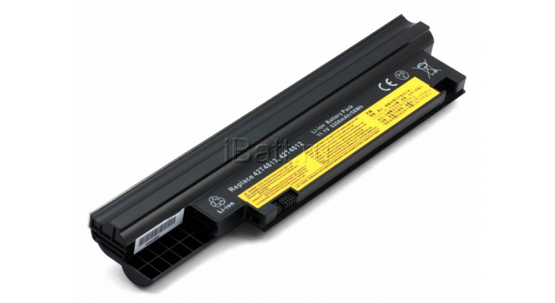 Аккумуляторная батарея для ноутбука IBM-Lenovo ThinkPad Edge 13 NUF28RT. Артикул iB-A813.Емкость (mAh): 4400. Напряжение (V): 11,1