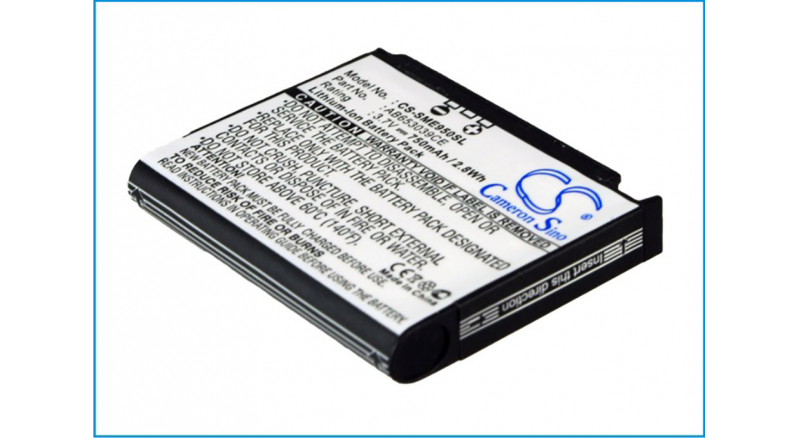 Аккумуляторная батарея для телефона, смартфона Samsung SGH-E958. Артикул iB-M2644.Емкость (mAh): 750. Напряжение (V): 3,7