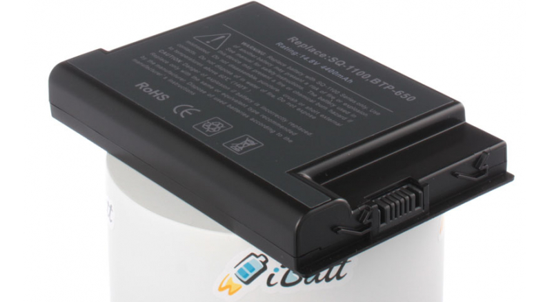 Аккумуляторная батарея SQ-2100 для ноутбуков Acer. Артикул iB-A268.Емкость (mAh): 4400. Напряжение (V): 14,8