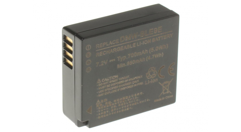 Аккумуляторные батареи для фотоаппаратов и видеокамер Panasonic Lumix DMC-GF5Емкость (mAh): 750. Напряжение (V): 7,4