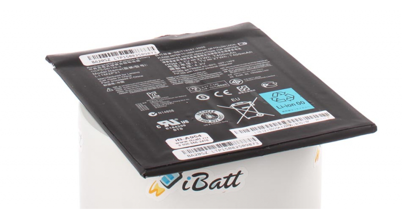 Аккумуляторная батарея для ноутбука IBM-Lenovo IdeaTab S6000-H. Артикул iB-A954.Емкость (mAh): 6260. Напряжение (V): 3,7