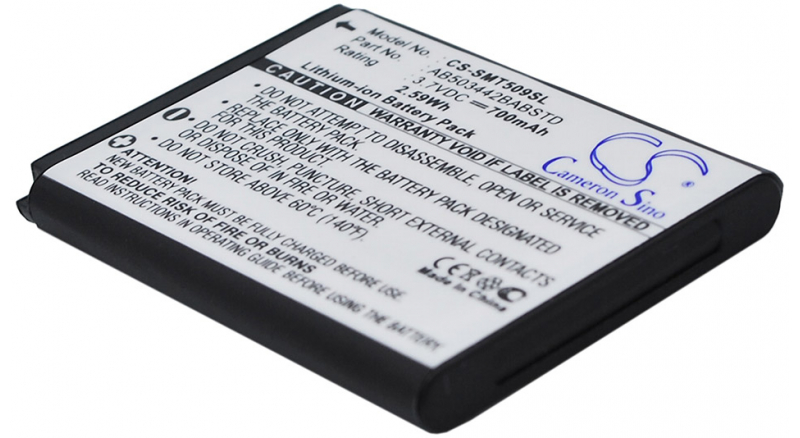 Аккумуляторная батарея для телефона, смартфона Samsung SGH-T509s. Артикул iB-M2628.Емкость (mAh): 700. Напряжение (V): 3,7