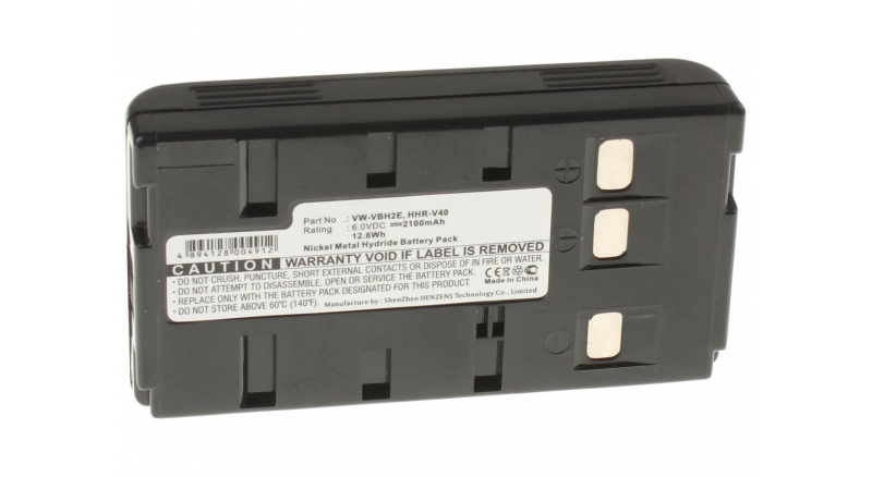 Аккумуляторные батареи для фотоаппаратов и видеокамер JVC GR-SX851UЕмкость (mAh): 2100. Напряжение (V): 6