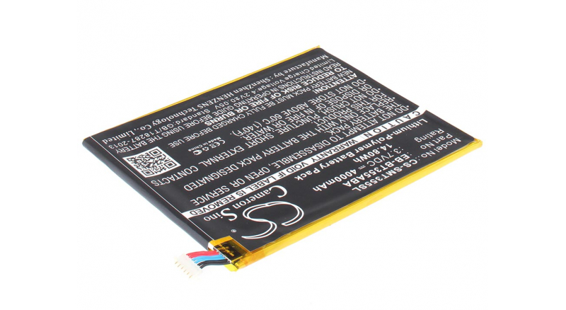 Аккумуляторная батарея для ноутбука Samsung Galaxy Tab A 8.0 T350 16Gb Grey. Артикул iB-A1296.Емкость (mAh): 4000. Напряжение (V): 3,7