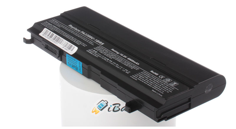 Аккумуляторная батарея для ноутбука Toshiba Tecra A4-187. Артикул iB-A447.Емкость (mAh): 8800. Напряжение (V): 10,8