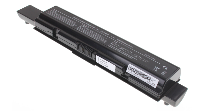Аккумуляторная батарея для ноутбука Toshiba Satellite L300-1AK. Артикул iB-A471H.Емкость (mAh): 7800. Напряжение (V): 10,8