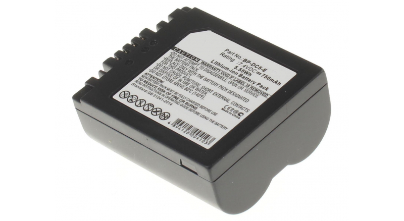 Аккумуляторная батарея CGA-S006 для фотоаппаратов и видеокамер Panasonic. Артикул iB-F318.Емкость (mAh): 750. Напряжение (V): 7,4