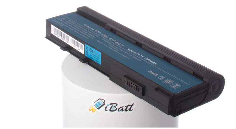 Аккумуляторная батарея TM07B41 для ноутбуков Acer. Артикул iB-A152H.Емкость (mAh): 7800. Напряжение (V): 11,1