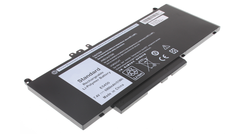 Аккумуляторная батарея для ноутбука Dell Latitude 14 E5450 Series. Артикул iB-A934.Емкость (mAh): 6700. Напряжение (V): 7,4