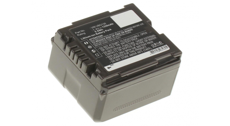 Аккумуляторные батареи для фотоаппаратов и видеокамер Panasonic AG-HMC71Емкость (mAh): 1320. Напряжение (V): 7,4