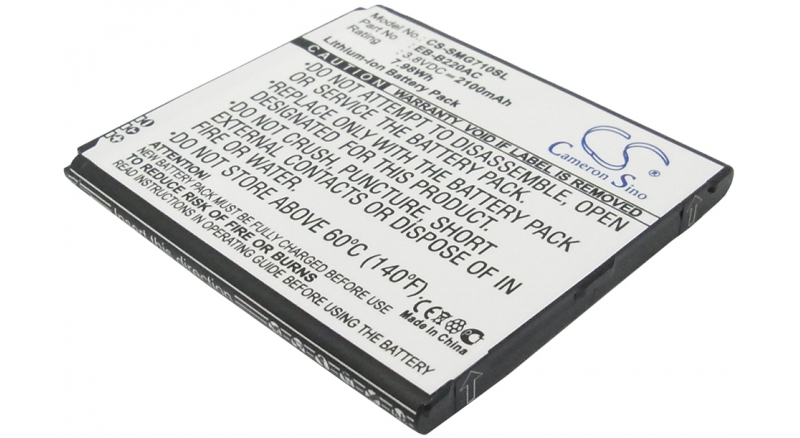 Аккумуляторная батарея для телефона, смартфона Samsung SM-G7102. Артикул iB-M1115.Емкость (mAh): 2100. Напряжение (V): 3,8