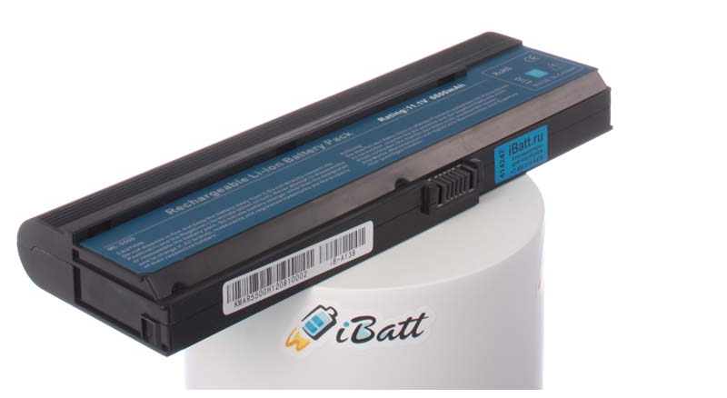 Аккумуляторная батарея для ноутбука Acer TravelMate 3260WXMi. Артикул iB-A138.Емкость (mAh): 6600. Напряжение (V): 11,1