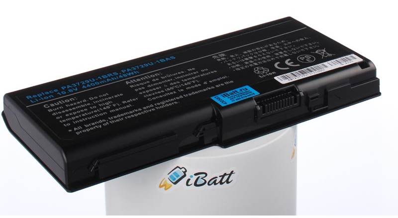 Аккумуляторная батарея для ноутбука Toshiba Qosmio X505-Q860. Артикул iB-A320.Емкость (mAh): 4400. Напряжение (V): 10,8